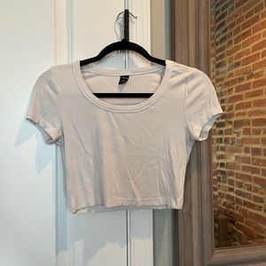 White Crop Top